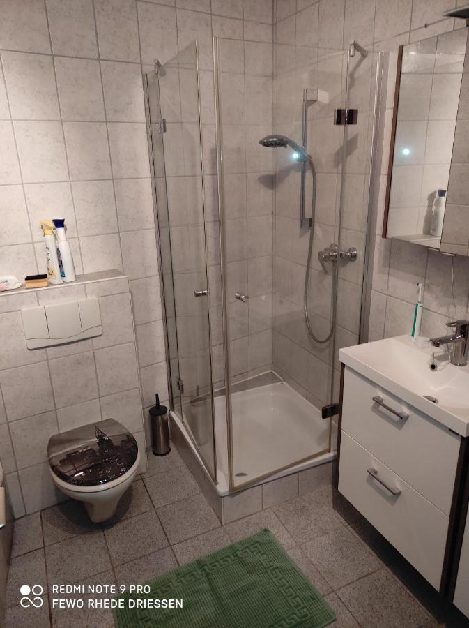 Ferienwohnung Rhede Im Og Bagian luar foto