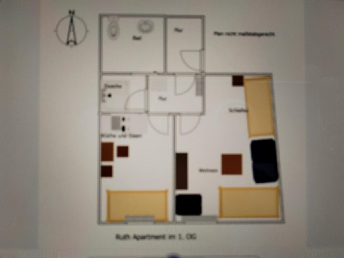 Ferienwohnung Rhede Im Og Bagian luar foto