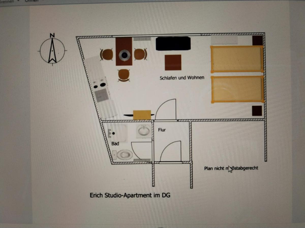 Ferienwohnung Rhede Im Og Bagian luar foto
